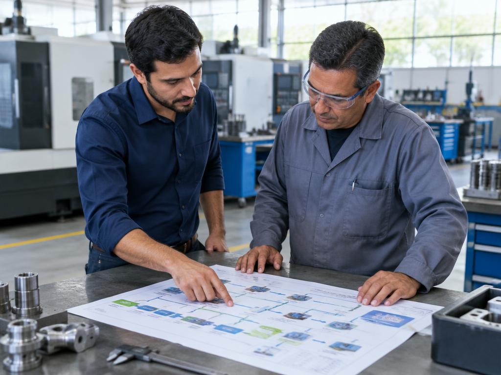 Análise de um mapa de processos industriais